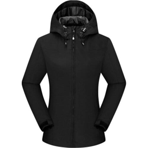 Women Mountain Waterproof Shell Jacket Ski Jacket Windproof Jacket Winter Warm Jacket for Camping Hiking Skiing