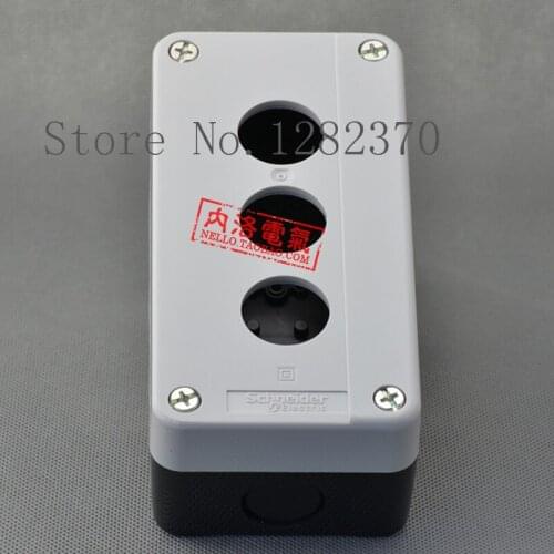 [ZOB] Genuine original button switch box 22mm 3 hole button box XALB03C XAL-B03C IP65 --10pcs/lot