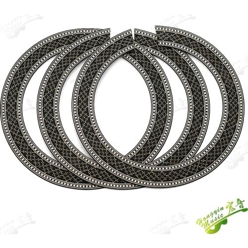 3PCS Guitar Sound hole Inlay WOOD For Classical guitar Guitar Accessories YKQ63