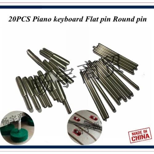 Piano tuning tools accessories 20PCS Piano keyboard Flat pin or Round pin Piano repair parts