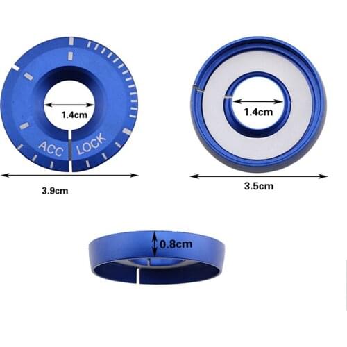 Foal Burning Aluminum Ignition Switch Key Ring Sticker for Skoda Octavia Fabia YETI for Passat Bora POLO GOLF MK5 MK6