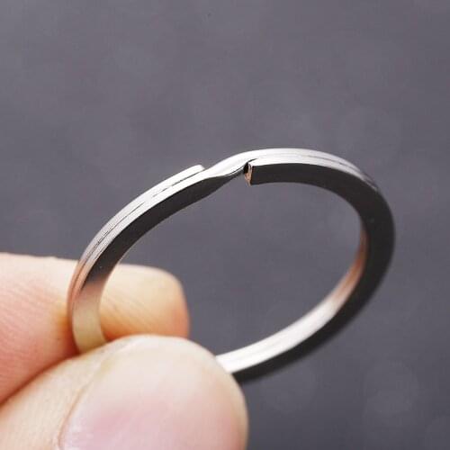 10Pcs/Lot 25mm Keyring Split Ring (Never Fade) Key Ring For Keychain Diy Jewelry Making Sleutelhanger Key Rings