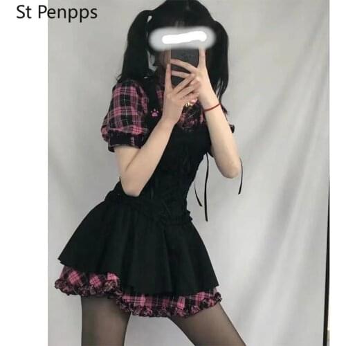 Летние платья в клетку COZOK China At AliExpress