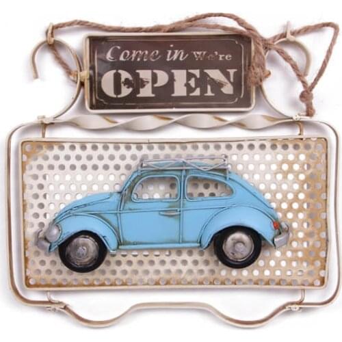 Decorative Metal Door Lettering Retro Car Decorated - Cafe, Restaurant, Hotel-Wall Lettering-Gift, trinket, Vintage, Quality