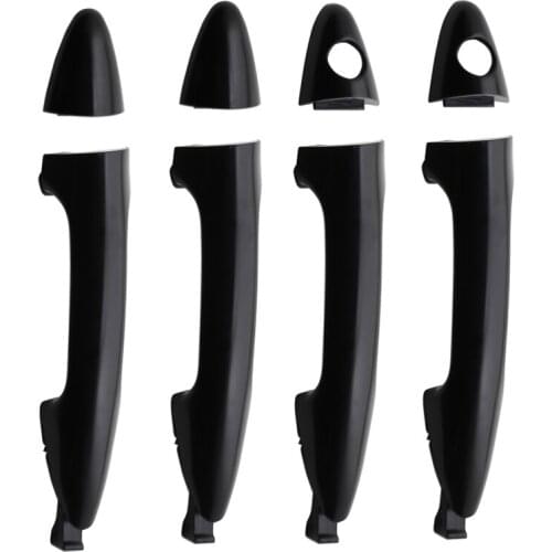 DHKA 4PCS ONE SET OUTSIDE EXTERIOR DOOR HANDLE For HYUNDAI Accent 4D/5D 2012-C 2011 2012 2013(LHD) FR:82661-1R000-CA