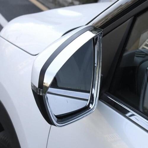 For Citroen C5 Aircross 2017 2018 2019 car Rear View Mirror Sticker Rain Eyebrow Weatherstrip Auto Mirror Rain Cover Protector