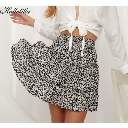 Женские юбки миди Hallolilla China At AliExpress