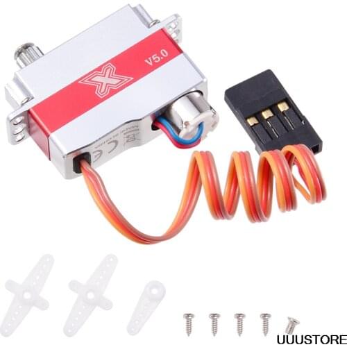KST X08N V5.0 Micro Servo High Torque Thin Wing Light Fixed Wing Steering Metal Gear DLG Glider Helicopter