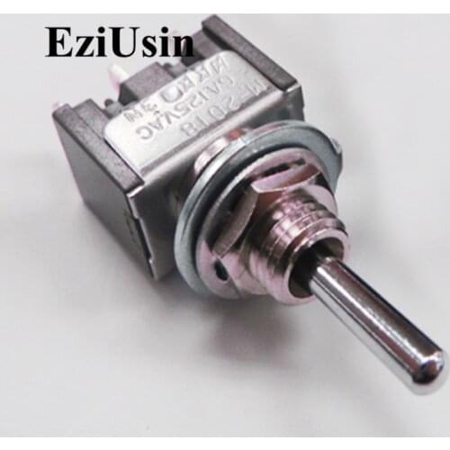 NKK M-2018 Rocker switch Toggle Switches 3P Bilateral Self reset unlock 6A 125v AC