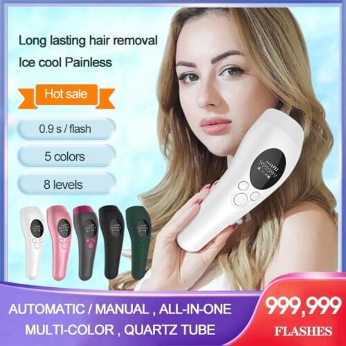 999999 Flashes Laser Epilator Female Permanent IPL Photoepilator Painless Electric Bikini Facial Hair Remover For Women