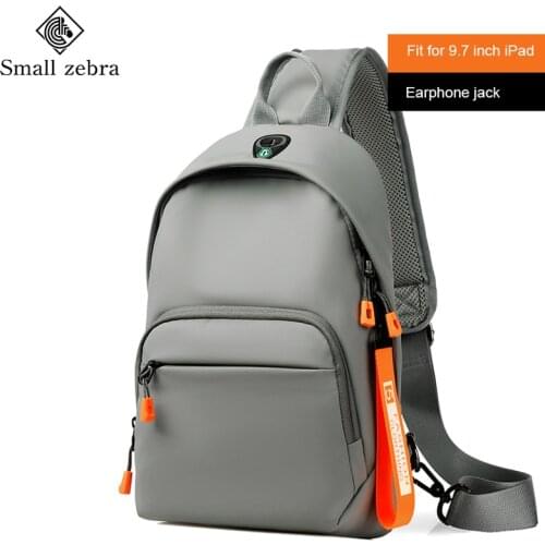 Crossbody Men Shoulder Bag Male Sling Chest Cross Body Messenger Handbag For Travel Work Sport Small 9.7 inch iPad