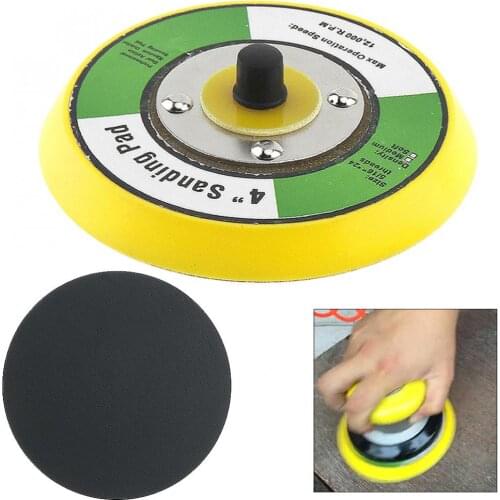 4 Inch Professional 12000RPM Double-acting Random Orbital Sanding Pad with Smooth Surface for Polishing and Sanding