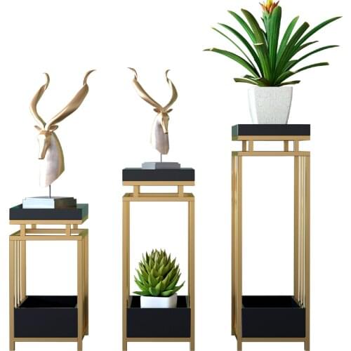 TT Flower RackStorage Rack Nordic Living Room Floor Stand Decoration Side Table Modern Minimalist Creative Decorative Solid Wood