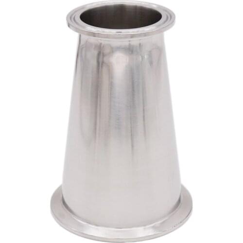 Tri Clamp Concentric Reducer 3" X 2" Sanitary 304 Stainless Steel Fitting Homebrew Beer Hardware