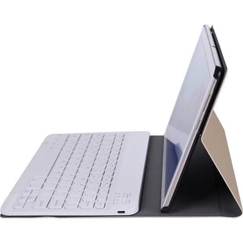 Magnet Lightweight PU Leather Smart Case Built-in Detachable Bluetooth Keyboard for Huawei Mediapad M6 10.8 2019 Tablet +Stylus