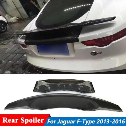 Carbon Fiber Material Trunk Wing Rear Spoiler For Jaguar F-Type Tuning 2013-2016