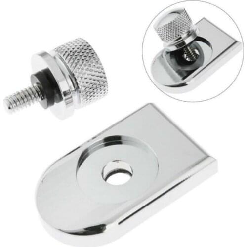 1/4-20 Motorcycle Seat Bolt Tab Screw Mount Knob Cover Motorcycle Rear Fender Seat Bolt Seat Screw Nut Kit
