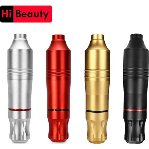 1PC Semi Permanent Microblading Makeup Rotary Tattoo Machine Aluminum Alloy Tattoo Gun Equipment Big Rocket Motor Tattoo Pen