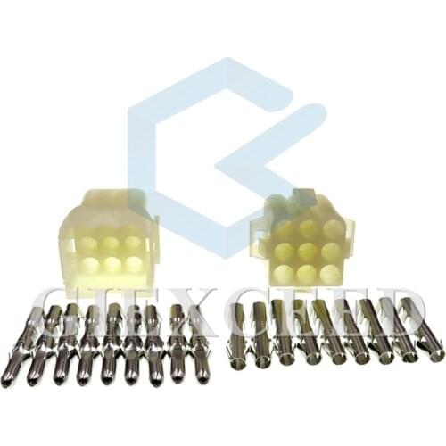 2 Sets 9 Pin Automotive Connectors Car Connector Female Male Wire Sockets