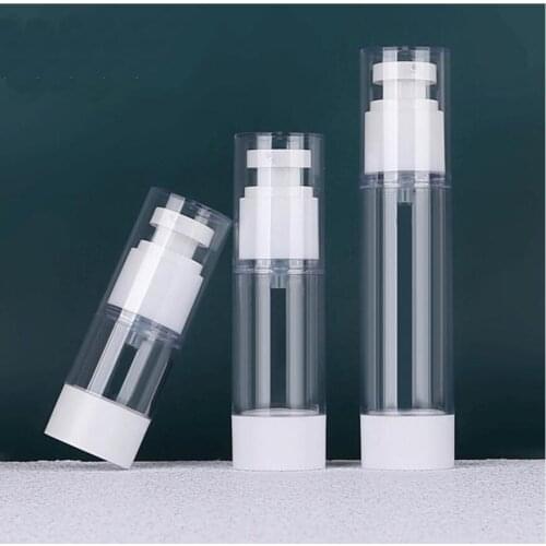 30ml plastic airless pump bottle for lotion emulsion serum liquid foundation whitening essence recovery complex packing