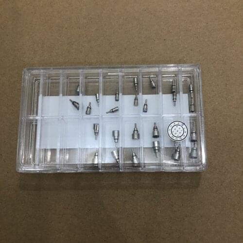 Watch accessories silver pressing set implantable stainless steel 13 bar pressing size of a total of 26