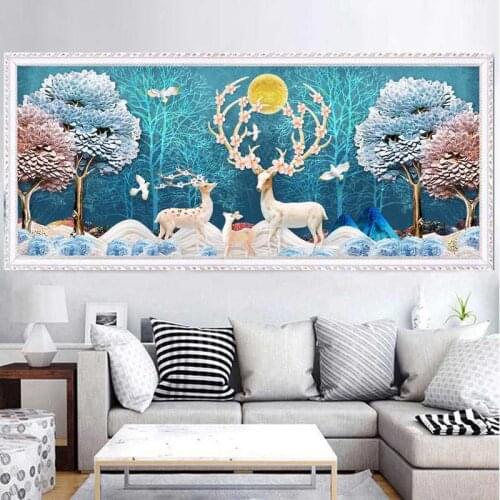 Elk Special Shaped Diamond Painting DIY New Crafts Embroidery Full Diamond Mural for Decoration Cartoon
