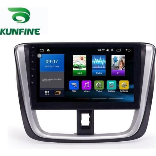 Android 10.0 1024*600 Octa Core Car DVD GPS Navigation Player Deckless Car Stereo for Toyota Vios 2017 Sedan 2016 Headunit Radio