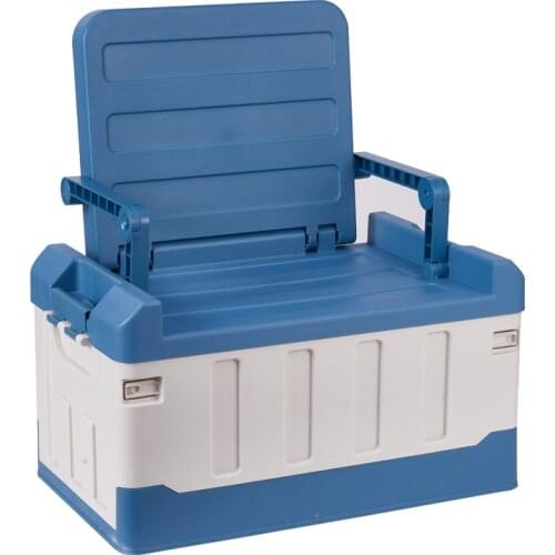 Car Organizer with Chair for Trunk Transporting Storage Camping Car Accessory Car Organizer Box Organizer Luggage