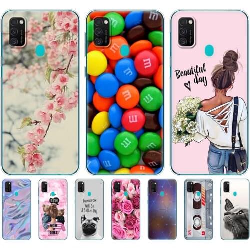 For Samsung M21 Cases 6.4" Soft Silicon Tpu Covers For Samsung Galaxy M21 M 21 SM-M215FZGUSER m215 Phone Back Shell Bumper Funda