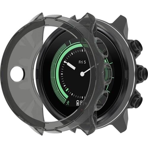 TPU Case Cover Elegant Watch Soft Comfortable Durable Shell Protector Element for Suunto 9 Spartan Sport Wrist HR Baro