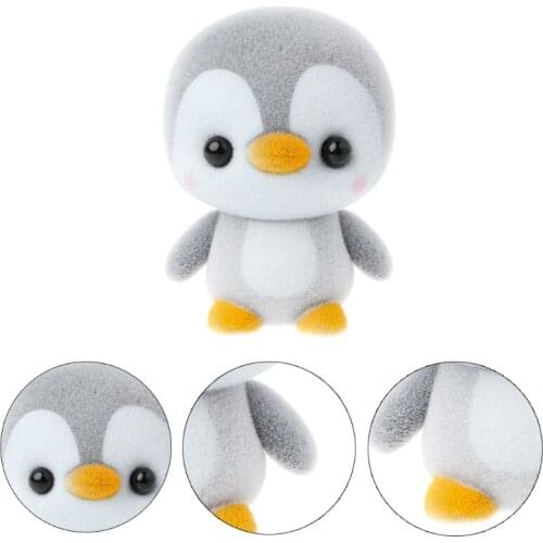 Penguin Figure Animal Two-tone Plush Toy Doll Kids Birthday Gift Car Ornament