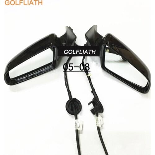 GOLFLIATH For Audi A6 electric heating rearview mirror and cover assembly 5 lines 7 lines left + right fit for A6L 2005-2008