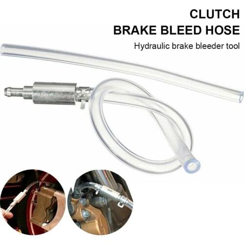 Motorcycle Car Clutch Brake Bleeder Kit 500mm Hose with One Way Valve Tube Bleeding Tool Kit