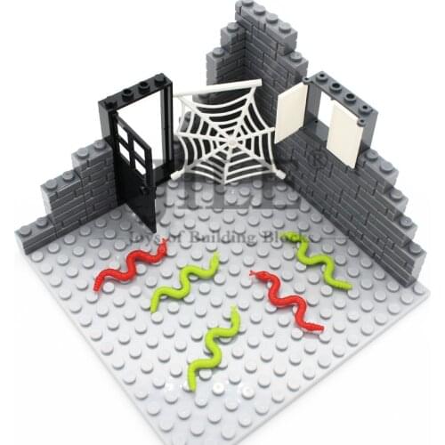 Moc Snake Reptile Mollusc Animal 30115 DIY Creative Enlighten Building Blocks Brick Compatible Assembles Particles for Kids Toys