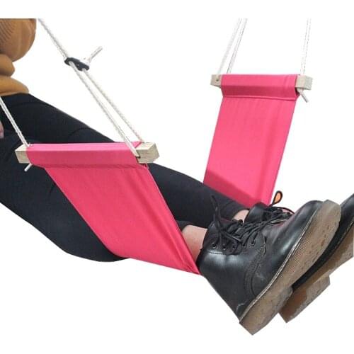 Creative Simple Foot Hammock Lazy Casual Desk Rest Foot Put Feet Foot Swing Footrest