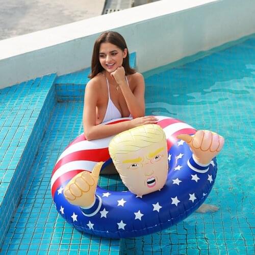 Inflatable Creativity Swimming Ring Pool Float Funny Ring Party Float Decorations Swimming Tube Floaty Outdoor Water Lounge