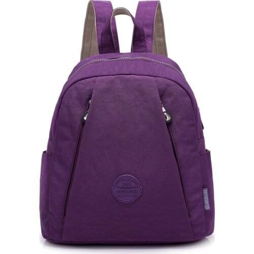 New Fashion Women Nylon Backpack High Quality Youth Snapsack for Teenage Girls Female School Shoulder Bag Bagpack mochila