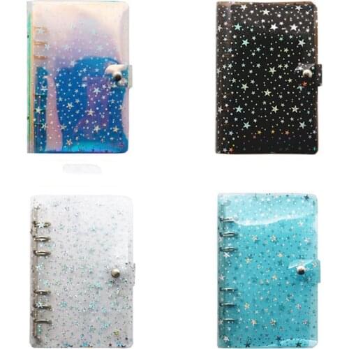 Gypsophila A5 A6 Binder Pvc Six-hole Loose-leaf Shell Hand Book Loose-leaf Notebook Office Stationery Supplies