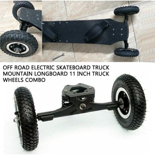 Pcmos Off Road Electric Skateboard Truck Mountain Longboard 11 inch Truck Wheels Combo Electric Scooters Wheels Tires Parts 2019
