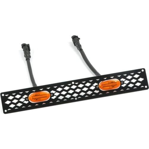 Front Bumper Grille LED Light Bracket Kit Decor for Camaro Cruze F150 Sonata Impreza Wrangler 4Runner Camry Jimny SUV