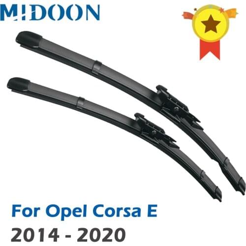 MIDOON Wiper Front Wiper Blades For Opel Corsa E 26"+15" Front Window Wiper 2014 2015 2016 2017 2018 2019 2020