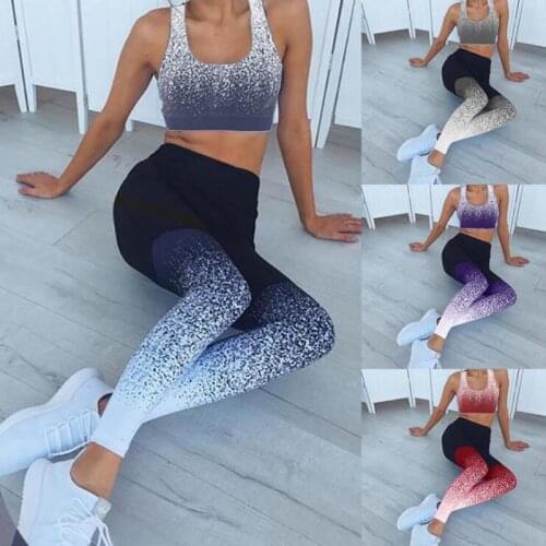 Printed Yoga Pants Women Sports Clothing Sport Leggings Fitness Yoga Running Tights Sport Pants Compression Tights