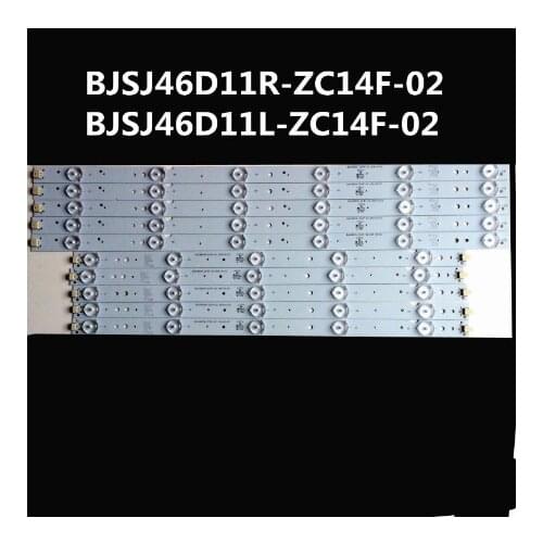 LED Backlight Strips Complete Set BJSJ46D11R-ZC14F-02 BJSJ46D11L-ZC14F-02 NEW for Atvio 46 PANEL HV460WU2-200 MODELO LE46D5AFM