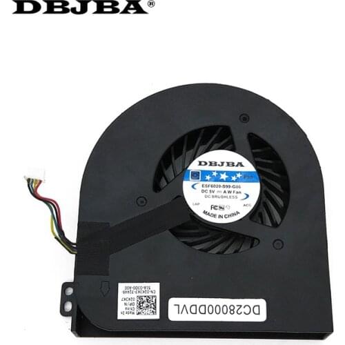 GPU Video Cooling Fan For DELL Precision M4800 BATA0815R5H PN02 DC28000DDVL CN-02K3K7 02K3K7 Laptop Fan