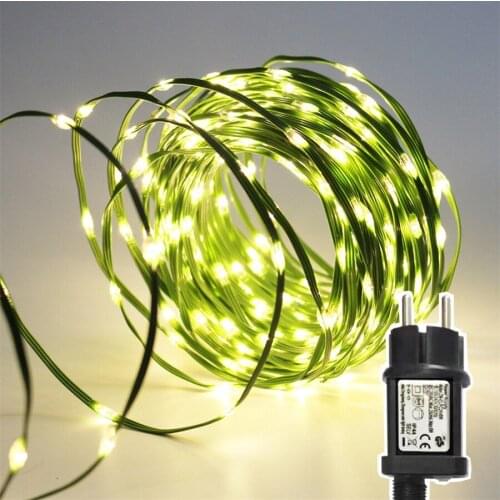 High Bright Christmas Led Fairy Lights 10/20/50/100m Copper Wire Party String Light Outdoor Patio Christmas Garland Light