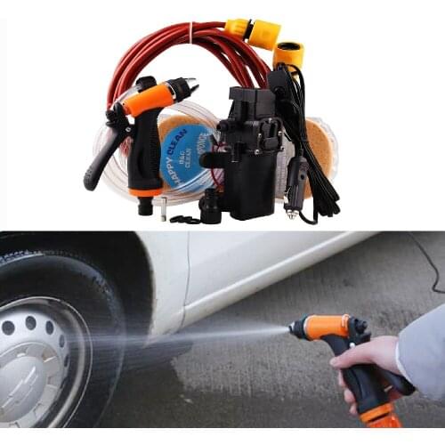 1 PCS 100W Car Wash 12V Car Water Gun Pump High Pressure Cleaner Car Care Portable Washing Machine Electric Cleaning Auto Device