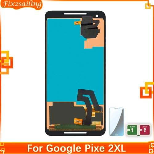 100%Tested LCD Screen For Google Pixel 2XL LCD Display Touch Screen Panel Digitizer Repair Replacement
