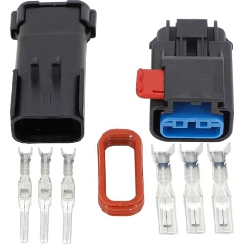 3 Pin Waterproof vehicle connector Automotive connector with end block DJ7036Y-2.8-11/21