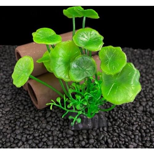 5 Pieces Fish tank decoration plastic water plants aquarium landscaping anti-real plants succulent micro-landscape decoration