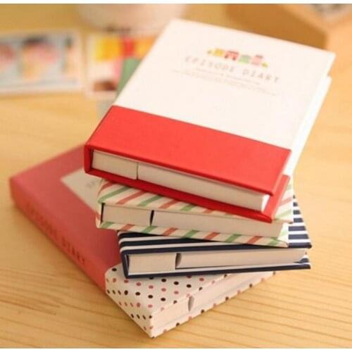 Hardcover Diary Notebook Notepad Sticky Notes Office School Writing Supplies Gifts SN913